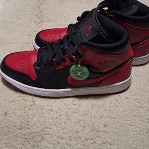 Air Jordan 1 Retro High OG Satin Bred Men's
